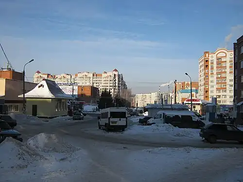 Вид с улицы Матэ Залка(справа дом № 29)