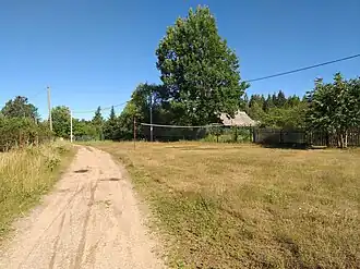 Волейбольная сетка на Песочной улице