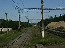 Вид в сторону пл. 79 км