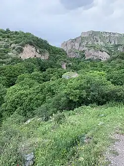 Пейзажи в районе Хндзореска и церковь Святой Рипсиме, 1665 год