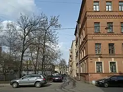 Вид на переулок от Пионерской улицы