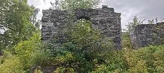 Руины Восточно-карельского народного колледжа