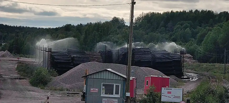 Терминал лесопогрузки (до 2023 г. принадлежал ООО «Стора Энсо Форест Вест»)