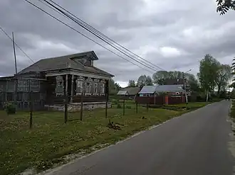 Дома на главной улице в Пласкинино