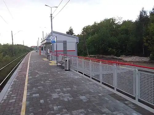 Вид в сторону Павловского Посада/Москвы