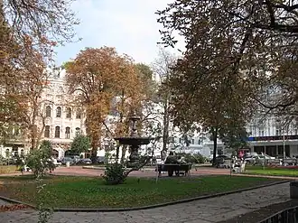 Площадь Ивана Франко (сентябрь 2009 года)