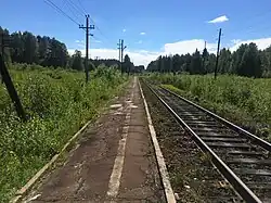 Вид в сторону ст. Застава.