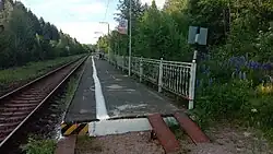 Вид в сторону ст. Зеленогорск.