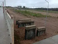 Недостроенная лестница.