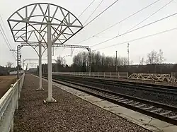 Вид в сторону ст. Советский и ст. Пихтовая.