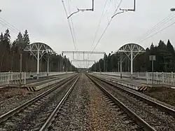 Вид со стороны ст. Матросово.