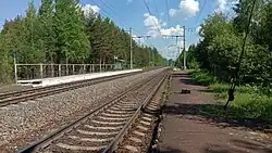 Вид в сторону ст. Заостровье.