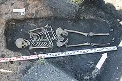 Погребение 3 из могильника конца XIII—первой половины XIV века на городище Унорож