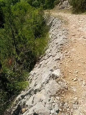 Подпорная стенка на Манштейновской дороге