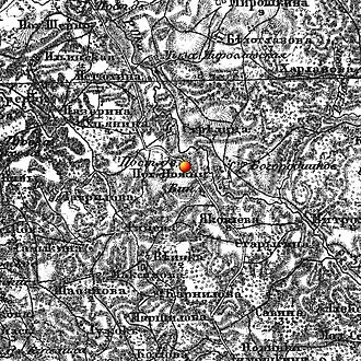 Пожинская волость на карте