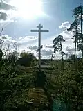 Поклонный крест в микрорайоне Сулажгора в Петрозаводске