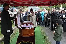 Церемония похорон Андрея Бабушкина, 17 мая 2022 года