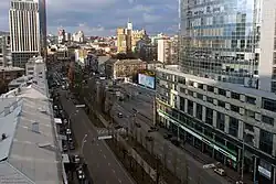 превращение улицы Бассейной (первый квартал острого угла пересечения) в бульвар Леси Украинки