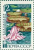 На почтовая марке СССР, 1966 года