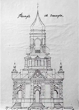 Проект Никольской церкви.