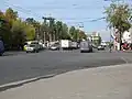 Проспект Ленина в районе пересечения с улицей Карла Маркса