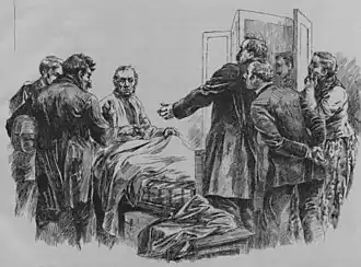 Иллюстрация Елены Самокиш-Судковской. Бесплатная премия к журналу «Осколки» за 1895 год.