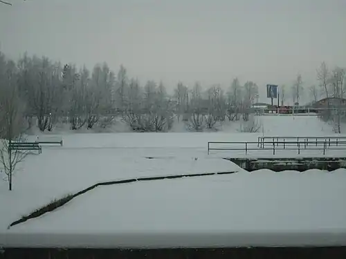 Пруд в декабре