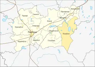 Псуевский сельсовет на карте