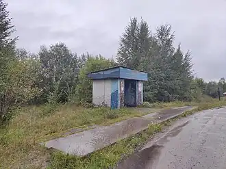 Автобусная остановка в Кашино