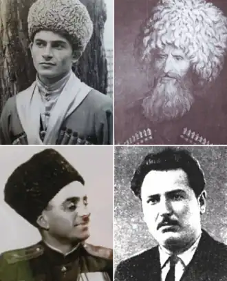 Саид-Эмин Януркаев, Батуко Шатоевский,Сакка Висаитов, Абдул-Хамид Хамидов