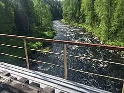 Пюрика. Вид с ЖД моста на юго-запад