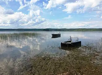 Вид из деревни Пялозеро