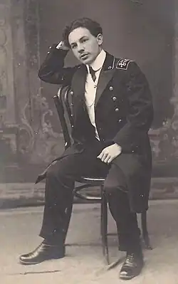 Павел Недоносков — студент, 1906 г.