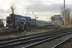 C паровозом П36-0032 в Сортавале осенью 2020 года