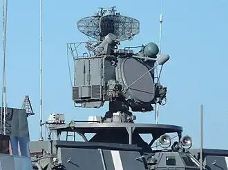 РЛС 3Р95 ЗРК «Кинжал» на БПК проекта 1155