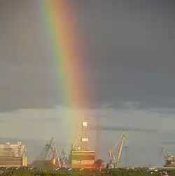 МЛСП «Приразломная» строящаяся в Северодвинске