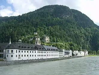 Раттенберг со стороны реки Инн