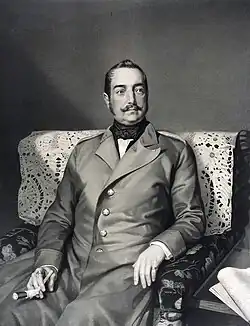 Литография «Портрет Николая I» (1840-е годы)