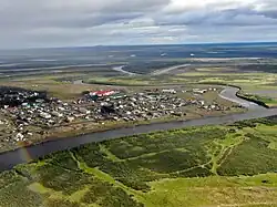 Алазея у села Аргахтах