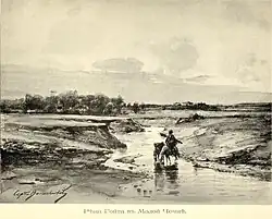 Река Гойта в Малой Чечне XIX век