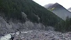 Нижнее течение Камрю летом 2012 года