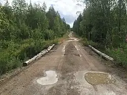 Река Суованйоки. Автомобильный мост