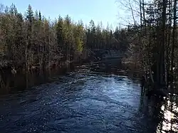 Вид по течению.