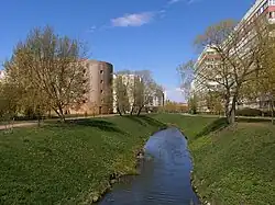 Речка Дачная рядом с Дачным проспектом