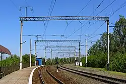 Вид в сторону станции Полтава-Южная