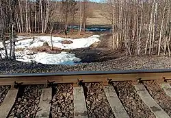 Дорога к бывшему разъезду.