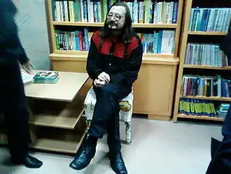 Игорь Рымарук на представлении своей книги Бермудский треугольник в Киеве, 2007