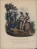 Русинский костюм из окрестностей Ярослава, 1841 год