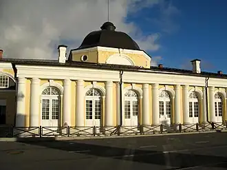 Северная башня, западная стена и биржа с башней. Начало XX века