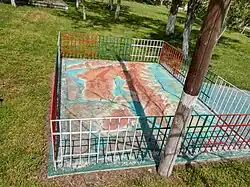 “Рельефная карта Болгарии во дворе начальной школы „Христо Ботев“